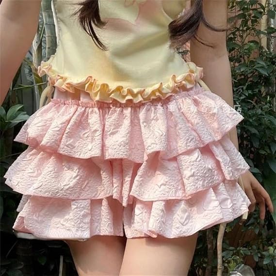 Mini Skirt Summer Layered Cake Skirt